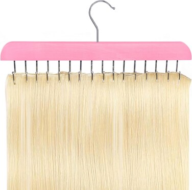 Hair Extension Holder Weft Holder Hair Extension Hanger for Clip Ins Hair Holder Hair Extension Holder for Washing &amp; Styling Hair Extension Storage Hair Extension Organizer Hair Extension Accessories