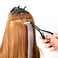 EHDIS Hair Extensions Tools Kit Tape in Hair Sealing Pliers Flat Surface Hair Extension Tools with Double Sided Replacement Adhesive Hair Extension Tape Tabs (Black)