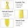 Pre Stretched Braiding Hair,26 Inch 2 Packs Yellow Braiding Hair, Yaki Texture Prestretched Crochet Braids Hair Professional Synthetic Hair Extension Itch Free Hot Water Setting (2 Packs,Yellow#)