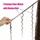 Boho Crochet Braids Human Hair Mixed 18 Inch Goddess Crochet Boho Box Braids with Human Hair Mixed Curls Dark Brown Color Bohemian Braids Crochet Hair for Black Women Human Hair(18Inch #4)