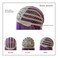 7JHH WIGS Dark Purple Wig With Bang For Women 23in Long Straight Synthetic Wig For Girl Emo Cosplay And Daily Use