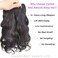 Last 5 Years Raw Natural Wavy Cambodian Human Hair 2 Bundles 20 20 Inch 100% Real One Donor Virgin Unprocessed Cuticle Aligned Weave (wavy 20" 20", natural color)