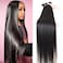 Straight Bundles Human Hair 24 26 28 inch Brazilian Natural Color Unprocessed Straight Hair Bundles Extensions Double Weft Brazilian Virgin Remy Black Hair Bundles