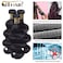 QTHAIR 16A Brazilian Body Wave Hair Bundles with HD Lace Frontal (18" 20" 22"+16",Natural Color)100% Unprocessed Brazilian Human Hair Bundles Body Wave with 13x4 Ear to Ear Frontal Full Thick