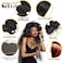 QTHAIR 16A Brazilian Body Wave Hair Bundles with HD Lace Frontal (18" 20" 22"+16",Natural Color)100% Unprocessed Brazilian Human Hair Bundles Body Wave with 13x4 Ear to Ear Frontal Full Thick