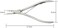 1 Pc Stainless Steel Hair Extensions and Removal Pliers with 2 holes Hair Extension Tool for Micro Links Hair or Feather Extensions Styling