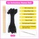 8 inch Loc Extensions Human Hair with Curly Ends, 0.4cm Width Permanent Dreadlock Extension Human Hair 20 Strands Natural Black 100% Full Handmade Dreads .Dyed and Bleached Pre Curled Drealocks