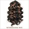 Toyotress Ocean Wave Crochet Hair - 12 Inch 8 Packs Black Mix Brown Crochet Braids Deep Twist Synthetic Braiding Hair Extensions (12 Inch, P1B/30-8P)