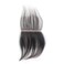 HD Transparent Lace Bangs with Baby Hairline &ndash; 6x1 Invisible Swiss Lace Replacement Hairpiece, 100% Remy Human Hair, Natural Color