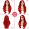 Red Lace Front Wigs Human Hair Pre Plucked Red Wig Human Hair 13x4 Body Wave Lace Front Wigs Human Hair Colored 180% Density Red HD Lace Front Wigs Human Hair Red Frontal Wigs Human Hair 22''