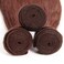 ijoy Reddish Brown Straight Human Hair 1 Bundle for Women 14 Inch 100% Virgin Remy Hair Bundle Human Hair Straight Hair Extensions Chocolate Brown Color