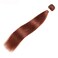 ijoy Reddish Brown Straight Human Hair 1 Bundle for Women 14 Inch 100% Virgin Remy Hair Bundle Human Hair Straight Hair Extensions Chocolate Brown Color
