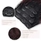 REECHO Hair Extensions, 4PCS Clip in Hair Extensions HE001 Natural Soft Synthetic Hairpieces for Women, Black to Burgundy Ombre