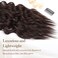 REECHO Hair Extensions, 4PCS Clip in Hair Extensions HE001 Natural Soft Synthetic Hairpieces for Women (20 Inch-200 Gram (Pack of 4), Dark Brown)