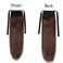 Rich Choices Ponytail Extension Human Hair Real Hair Ponytail Extension Balayage Dark Brown 20 Inch 95g One Piece Tie Up Long Ponytail Extension Straight For Women #2