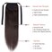 Rich Choices Ponytail Extension Human Hair Real Hair Ponytail Extension Balayage Dark Brown 20 Inch 95g One Piece Tie Up Long Ponytail Extension Straight For Women #2