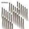 Hair Swatches for Testing Color, Natural Grey, Real Natural Human Hair, 30 Strands per Pack, 8 Inches