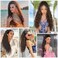 Pony Tails Hair Extensions，26 Inch Dark Brown Drawstring Ponytail For Black Women Clip in Ponytail Curly Ponytail Synthetic Hair Piece For Women