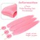 Pink Braiding Hair Pre stretched Knotless Hair Extensions 26 inch 3 Pieces Soft Yaki Easy Braid Prestretched Synthetic Colored for Box Crochet Hair(Pink,26inch)