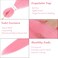 Pink Braiding Hair Pre stretched Knotless Hair Extensions 26 inch 3 Pieces Soft Yaki Easy Braid Prestretched Synthetic Colored for Box Crochet Hair(Pink,26inch)