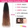 9 Packs 24 Inch Boho Senegalese Twist Crochet Hair with Curls 3 Tone Bohemian Island Twist Crochet Braids Pre-Looped Crochet Twist Braids for Women Synthetic Braiding Hair Extensions 1B3027#