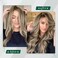 RUNATURE Weft Hair Extensions Human Hair Grey Blonde Highlight Platinum Blonde Sew in Weft Hair Extensions Remy Blonde Hair Weft Extensions Human Hair 12 Inch 70g