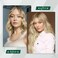 RUNATURE Weft Human Hair Extensions Balayage Blonde Straight Weft Hair Extensions Ombre Ash Blonde Fading to Light Blonde with Platinum Blonde Sew in Hair Weft Extensions Soft Hairpiece 16 Inch 100g