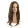 Sallcks Mens Long Brown Wig Long Straight Wig for Men Middle Part Synthetic Heat Resistant Hair Wigs for Daily Party Costume Halloween (Light Brown)