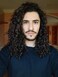 Sallcks Men Wigs Long Black Curly Wig Natural Curly Black Cosplay Costume Halloween Synthetic Hair Wig for Men