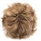 Lelinta Hair Bun Extensions Wavy Curly Messy Donut Chignons Hair Piece Wig Hairpiece Light Brown &amp;Ash Blonde