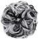 Lelinta Hair Bun Extensions Wavy Curly Messy Donut Chignons Hair Piece Wig Hairpiece Natural Black Mix Silver Grey