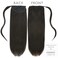 WENNALIFE Ponytail Hair Extension, 20 Inch 80g Natural Black Ponytail Extension Human Hair Clip in Wrap Around Remy Human Hair Extension Hairpieces