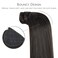 WENNALIFE Ponytail Hair Extension, 20 Inch 80g Natural Black Ponytail Extension Human Hair Clip in Wrap Around Remy Human Hair Extension Hairpieces