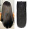 Light Yaki Straight Seamless Clip In Hair Extensions Real Virgin Remy Human Hair Extensions With Invisible Pu Skin Weft Brazilian Virgin Human Hair Clip Ins 20" 120g