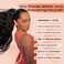 SEIKEA Ponytail Extension, PT005 Isabella 22" Long Bohemian Curly Drawstring Ponytail Light Fluffy Multi Layered Clip in Hair Extensions Ponytail Natural Soft Synthetic Hairpiece Brown to Blonde