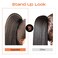 SEIKEA Versatile Drawstring Ponytail Extension, 26" Long Wavy Multi Layered Clip in Ponytail Hair Extensions Stand Up High Fake Pony Tail Soft Natural Synthetic Hairpiece Silver Grey to White