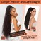 Ponytail Extension, SEIKEA 36" Long Lightweight Full Natural Curly Drawstring Ponytail Black Brown Fake Pony Tail Multi Layered Soft Clip in Hair Extensions Ponytail Synthetic Hairpiece for Women