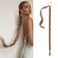 SEIKEA Long Braided Ponytail Extension with Hair Tie Straight Wrap Around Hair Extensions Ponytail Natural Soft Synthetic Hair Piece Daily Wear 34 Inch 180 Gram Dark Blonde