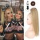 SEIKEA Cheer Ponytail Hair Piece, 16" Straight Cheerleader Hairpiece Ponytail Extension for Cheerleader Competition, Dance, Medium Blonde