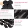 12A Human Hair Bundles 22 24 26 28 Inch Body Wave Bundles Human Hair 100% Unprocessed Brazilian Virgin Weave Bundles 4 Bundles Real Natural Black Wavy Human Hair Extensions 1B Bundles for Women