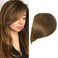 Shinon Thick Side Bangs Clip in Bangs Real Human Hair Bang Fringe Swept Bangs Extensions Clip On Bangs Fashion Natural look Hairpiece for girls Light Brown