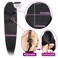 Straight Ponytail Human Hair for Black Women Remy Clip In Human Hair Ponytail Hairpiece Natural Color 10A Brazilian Straight Drawstring Pony Tail Extensions 120g (18 Inch)