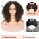 WIGER Short Bob Lace Front Wigs Middle Part Wigs Pre Plucked Curly T Part Wigs Ombre Brown Afro Kinky Curly Wigs Synthetic Curly Wig for Black Women
