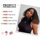WIGER Short Bob Lace Front Wigs Middle Part Wigs Pre Plucked Curly T Part Wigs Ombre Brown Afro Kinky Curly Wigs Synthetic Curly Wig for Black Women