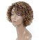 HUA Short Curly Human Hair Wigs for Black Women P4/27/30 Short Curly Wigs for African American Glueless Human Hair Wigs