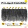 Passion Twist Hair 8 Inch 8 Packs, Pre Twisted Passion Twist Crochet Hair For Black Women, Pre Looped Passion Twist Curly Crochet Hair, Short Crochet Passion Twist Hair (8 Inch (Pack of 8), TGray#)