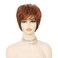 Short Red Wigs for Women Mix Brown Layered Pixie Cut Wigs Natural Looking Synthetic Cosplay Daily Hair Wig