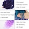 Ombre Faux Locs Crochet Hair 20inch 5Pack(120Strands)Ombre Goddess Locs Crochet Hair Pre Looped Crochet Faux Locs With Curly Ends Faxu Locs Crochet Hair for Black Women(Purple/Lake Blue/Light Purple)