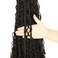 Boho Crochet Braids for Black Women Goddess Box Braids Crochet Hair 24inch 8Pack Crochet Boho Braids Pre Looped Synthetic Boho Braids Crochet Hair,Black Color