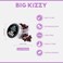 Big Kizzy Silicone Lined Microlink Beads for Weft Hair Extensions, 5.0mm Black beads for invisible extension application, 250pcs